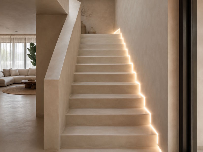 Mikrocement stopnice